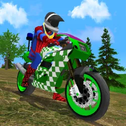 摩托車特技超級英雄模擬器