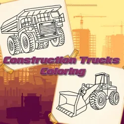 Construction Trucks Coloring