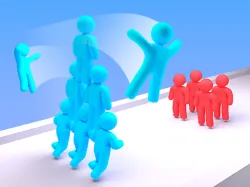 人群堆棧賽 3D
