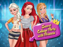 Secret College Party with Princess