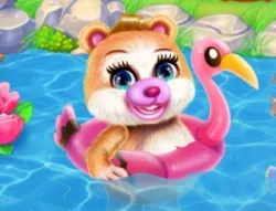 Cute Bear Caring