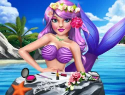 美人魚公主妝容