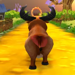 公牛奔跑
