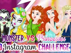 monster versus prinses instagram-uitdaging