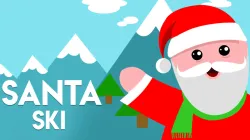 Ông già Noel trượt tuyết