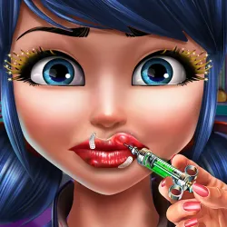 虛線女孩嘴唇注射