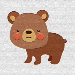卡通熊拼圖