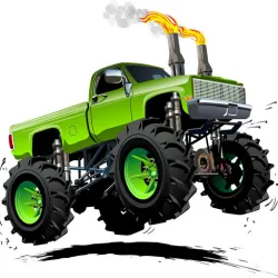 怪物卡車拼圖 2