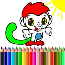 防彈少年團猴子著色