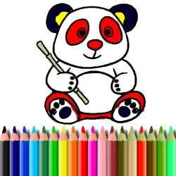 防彈少年團熊貓著色
