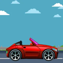 可愛的汽車拼圖