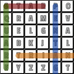 詞搜索形狀