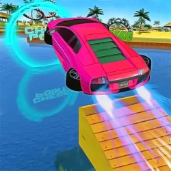 Water Auto Stunt Racing 2019 3D Auto Stunt Spellen