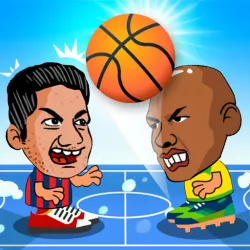 2 Speler Hoofd Basketbal