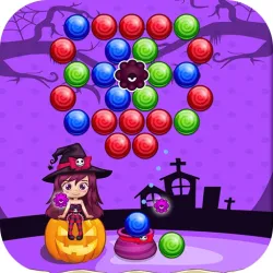Zoete Halloween Bubble Shooter Spel