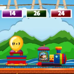 wiskunde trein optelling
