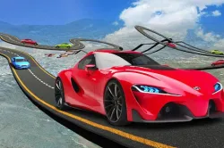 超級坡道汽車特技遊戲