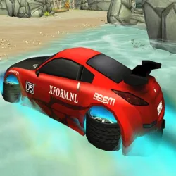ongelooflijke watersurfen: autoracen spel 3d