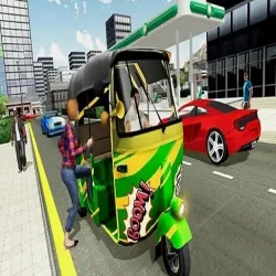 Indiase Driewieler Rickshaw Simulator