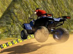 ATV 四轮摩托车不可能的特技