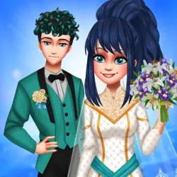 点缀女孩婚礼