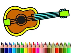 BTS Muziekinstrument Kleurboek