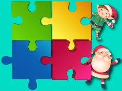 クリスマスのジグソーパズル