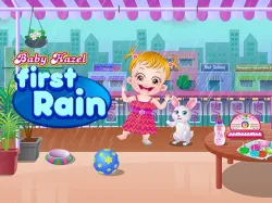 嬰兒淡褐色第一場雨