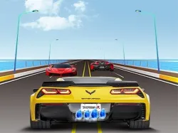 Stad Auto Rush Verkeers Uitdaging Race