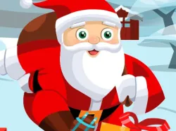 kerstman op schaatsen