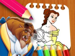 หนังสือระบายสีโฉมงามกับเจ้าชายอสูร