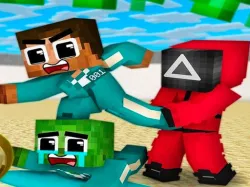 Minecraft PE的魷魚游戲