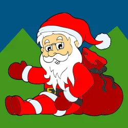 Kleurboek van de Kerstman