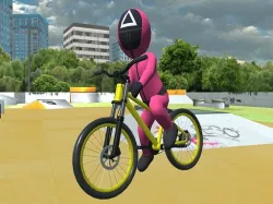 烏賊遊戲者自由車特技