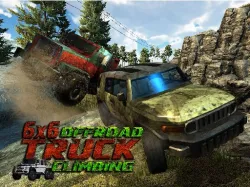 offroad 6x6 jeep rijden