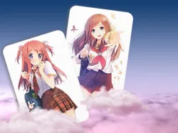 anime meisje kaart match
