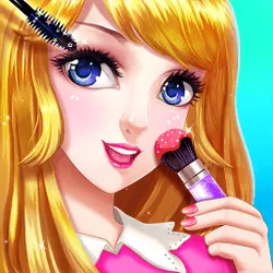 動畫女孩時尚彩妝