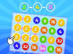 2-4-8 : liên kết các số giống nhau