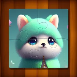 可愛的貓拼圖