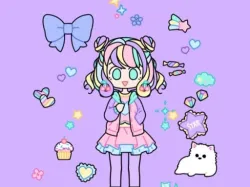 粉彩女孩換裝