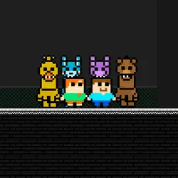 Steve 與 Alex 對抗 Fnaf