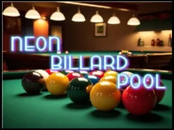 neon biljart pool