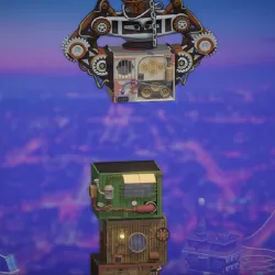 Tháp xây dựng steampunk