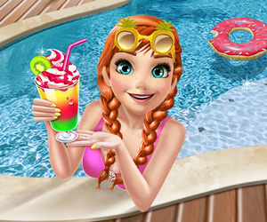 Ice Princess Pool Time - 冰公主泳池時間
