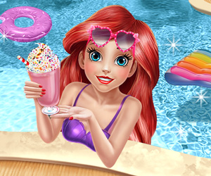 Mermaid Princess Pool Time - 美人魚公主泳池時間