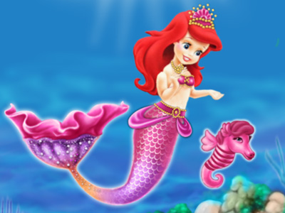 Baby Mermaid Princess Dress Up - 小美人魚公主裝扮