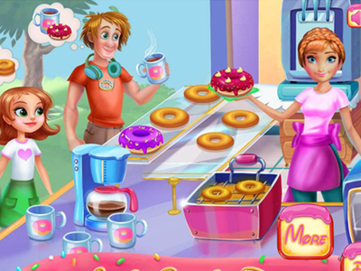 Annie Cooking Donuts - 安妮烹飪甜甜圈