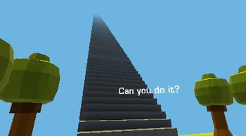 KOGAMA: Longest Stair - KOGAMA：最長的樓梯