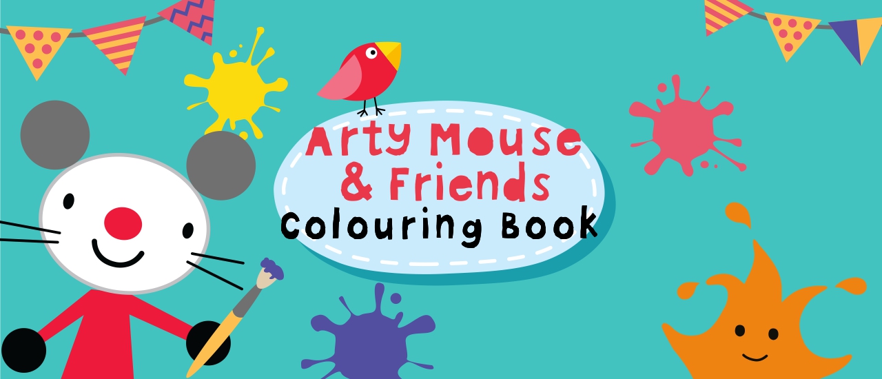 Arty Mouse Coloring Book - 藝術滑鼠圖畫書