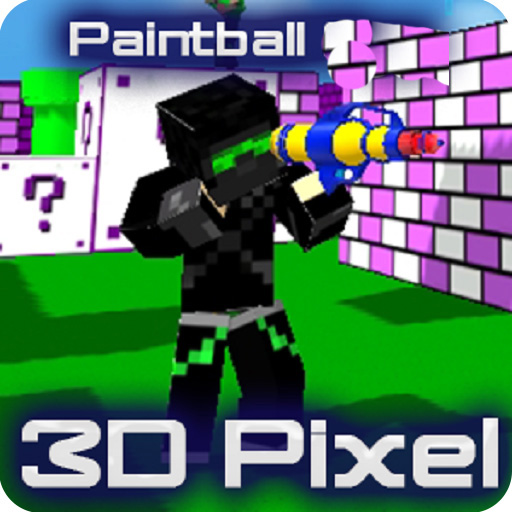 Paintball Gun Pixel 3D Multiplayer - 彩彈槍像素 3D 多人